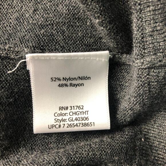 GEORGE Sequin Button Down Gray Cardigan Size Small - Picture 10 of 11